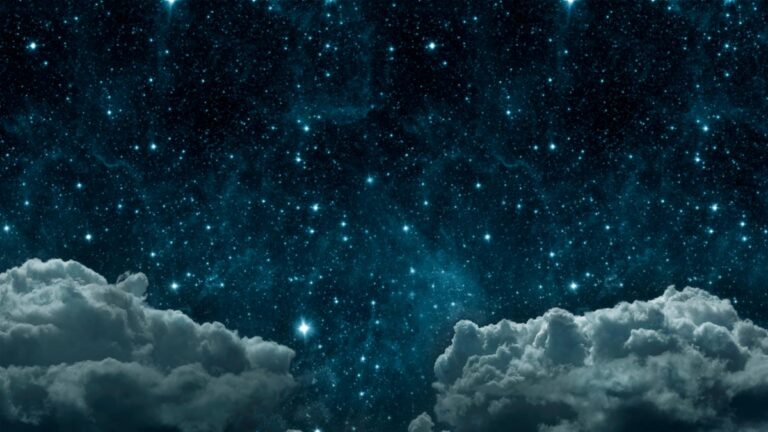 A blue galaxy of stars
