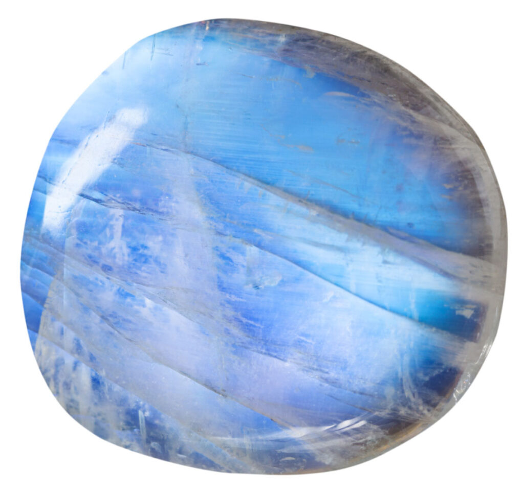 blue moonstone blue healing crystal