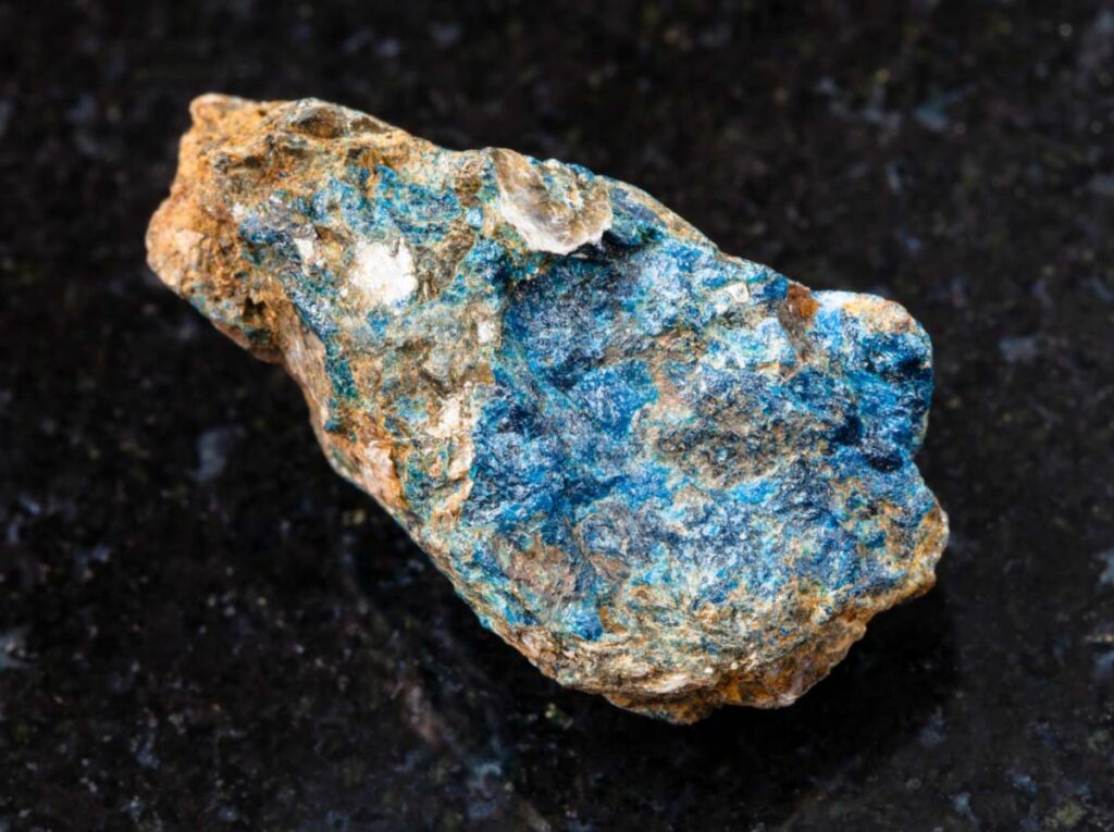 lazulite blue healing crystal