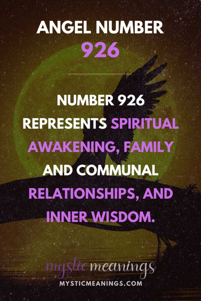 926 angel number meaning