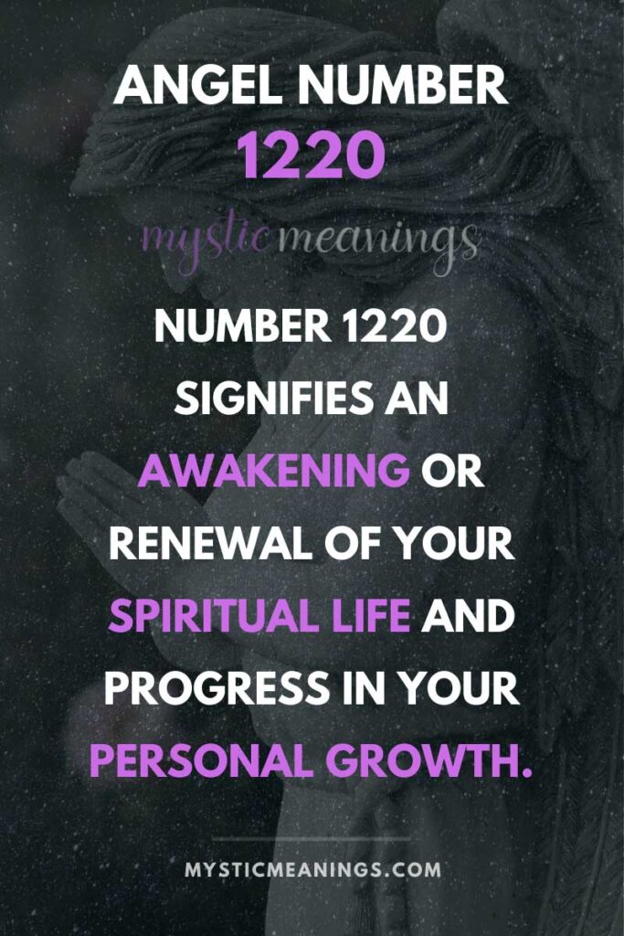 angel number 1220 meaning