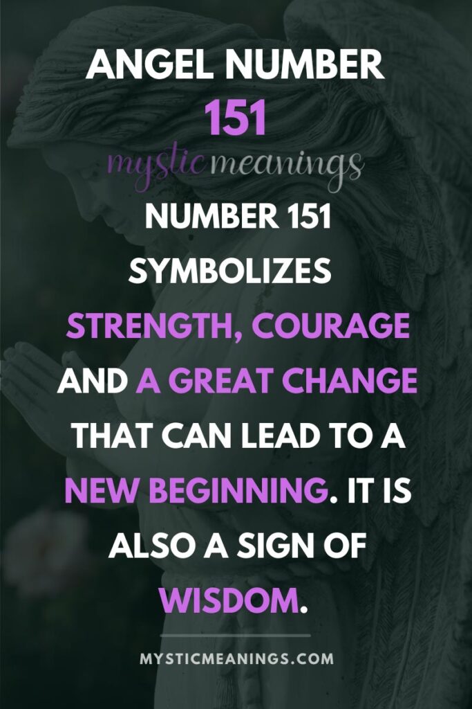 angel number 151 meaning