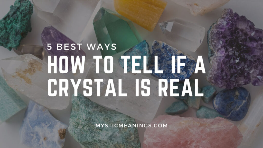 How to tell if a crystal is real poster.