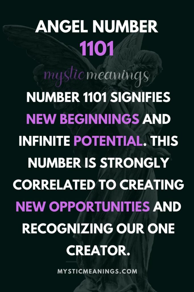 1101 angel number meaning