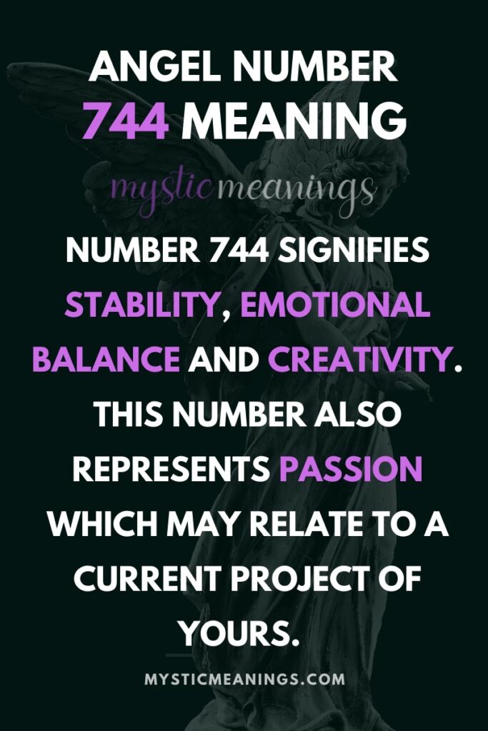 744 angel number meaning