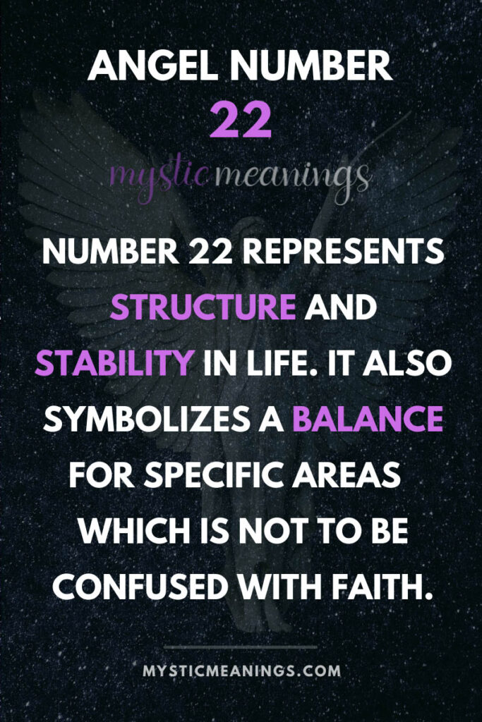 22 angel number meaning spiritual