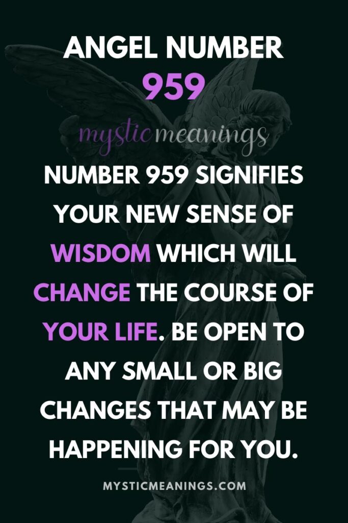 959 angel number meaning